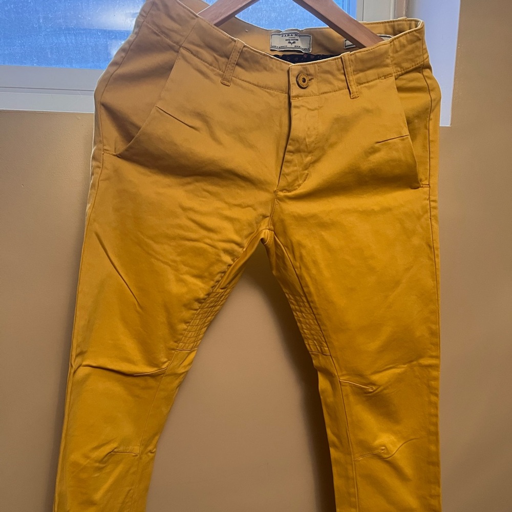 Yellow Zara pants never worn